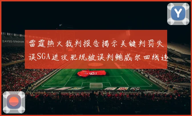 雷霆热火裁判报告揭示关键判罚失误SGA进攻犯规被误判鲍威尔回线违例未被吹罚